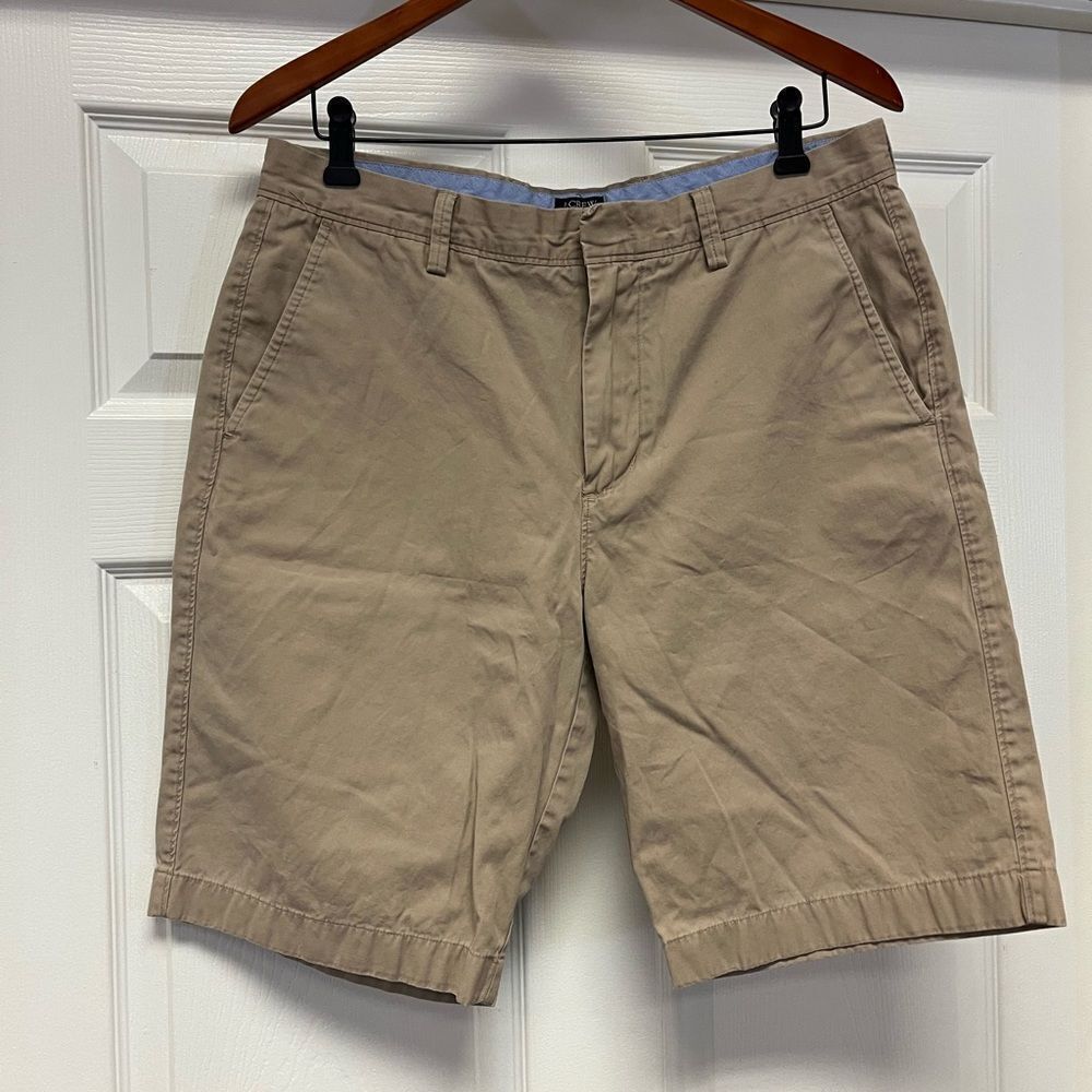 J. Crew Rivington Tan Shorts sz 33
